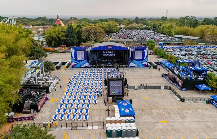 Gira Refrescante Pepsi Escenario Setup