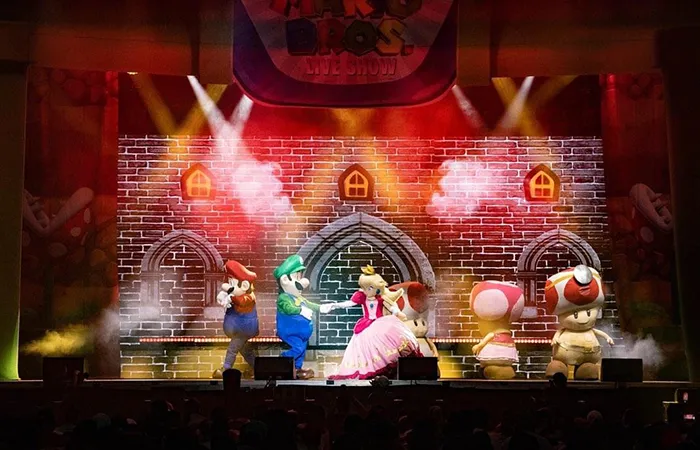 Mario Bros Live Show Personajes